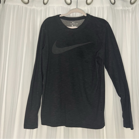 Nike Dark Gray Dri-FIT Tee - Picture 1 of 5
